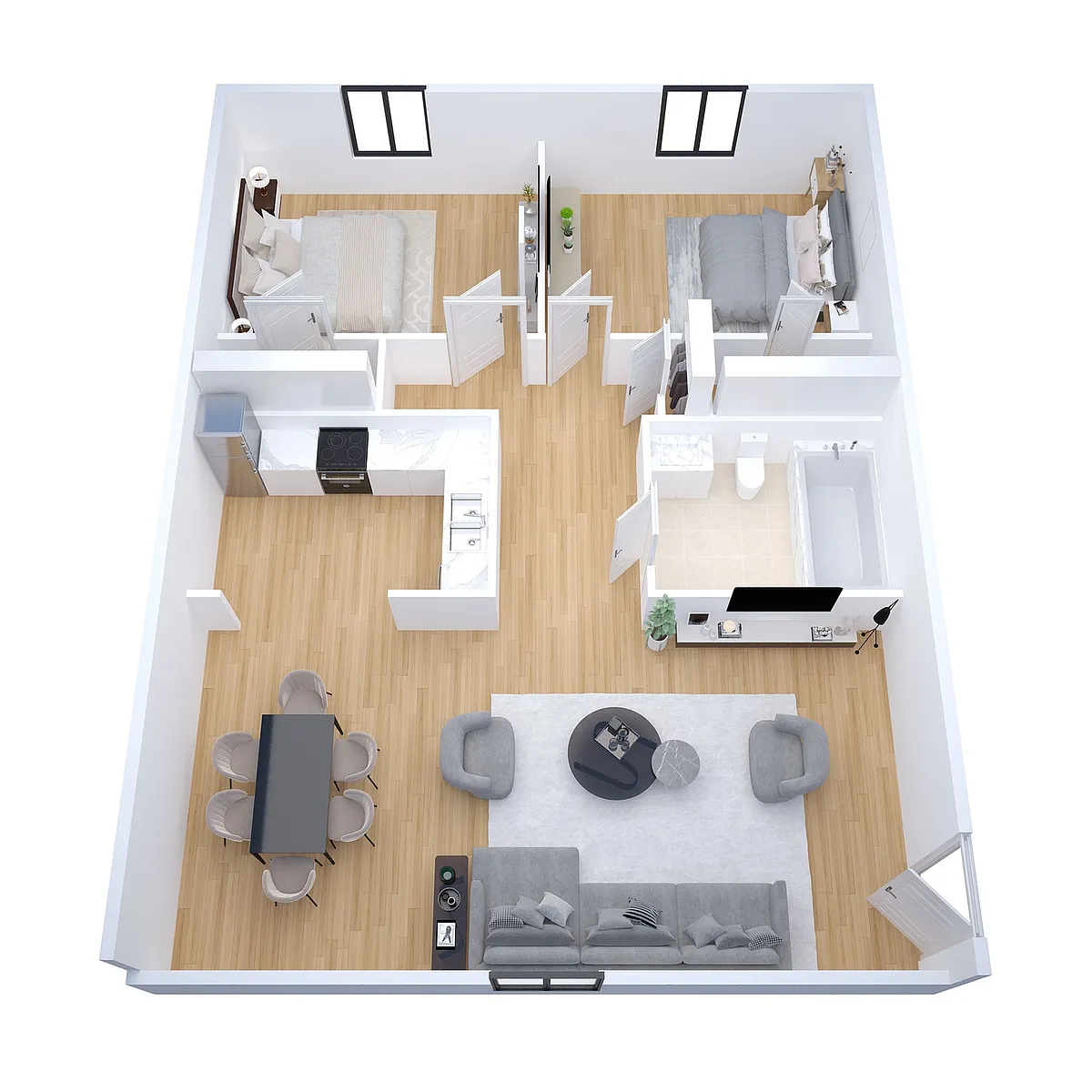 Floor plan B1