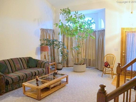 A lovely bay window brings in light and adds architectural detailed to the large