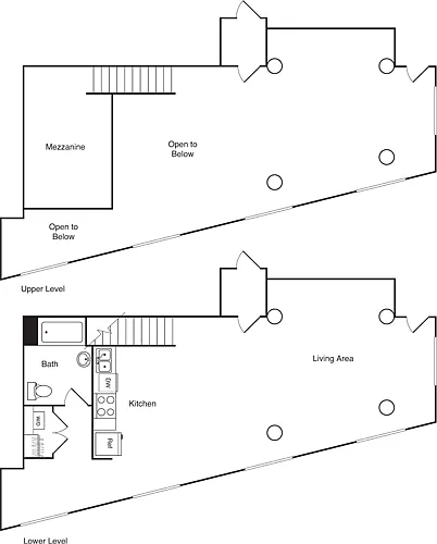 Floor plan Live - Work Studio- D