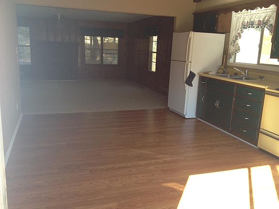 Open kitchen and living room