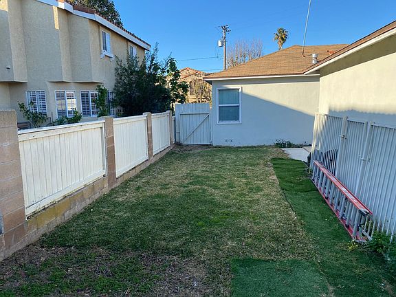 grass yard shared with neighbor