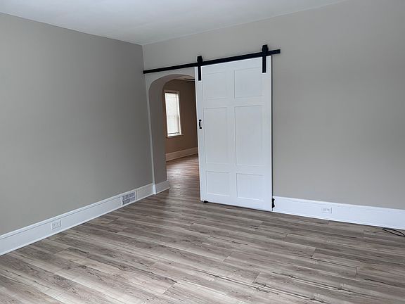 Livingroom with barn door