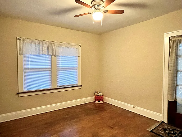 Bedroom 1with ceiling fan