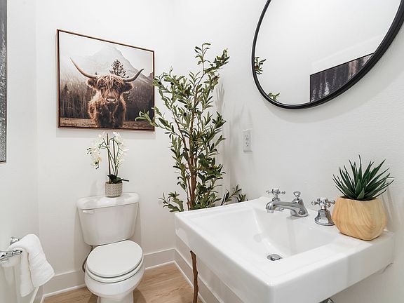 Half bathroom on main level
