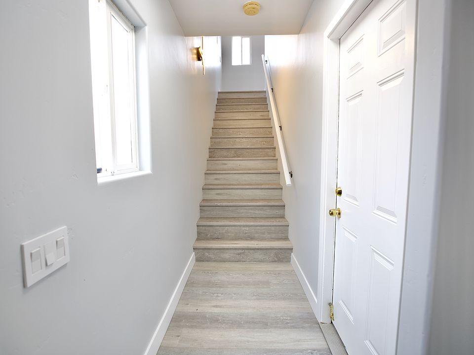 stairs to living space on 2nd floor
