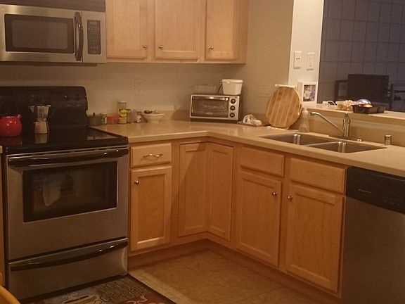 Kitchen to dining/living area
