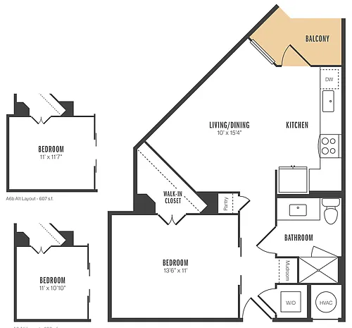 Floor plan A6B