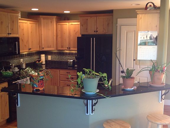 Wood cabinets