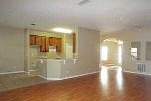 family room to kitchen