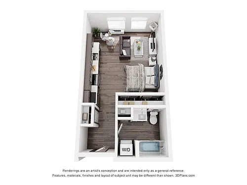 Floor plan Studio