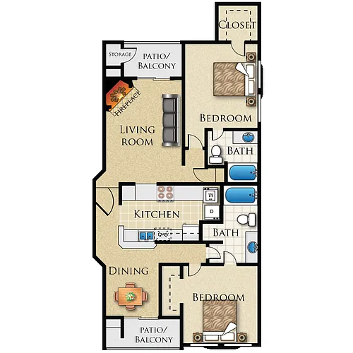 Floor plan Plan B-1