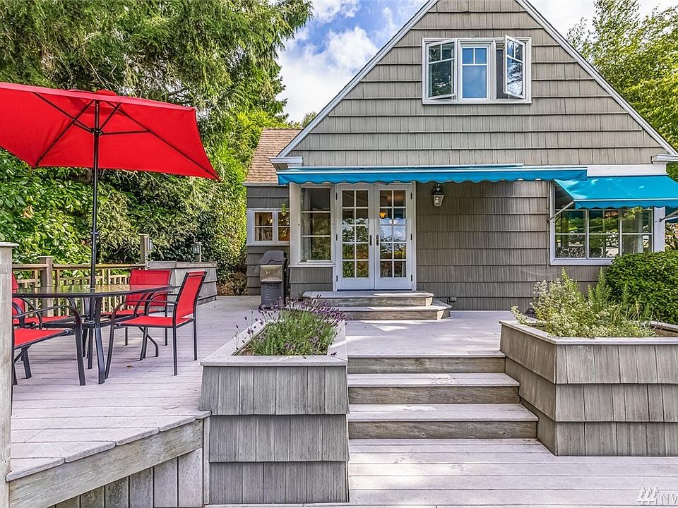This home boasts a multi-level Trex deck. 