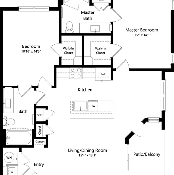 C floor plan Domain Town Center