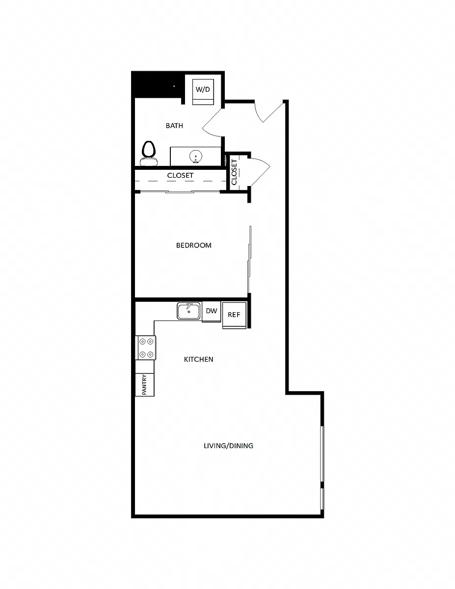 Floor plan The Eddy - Open1 - B2