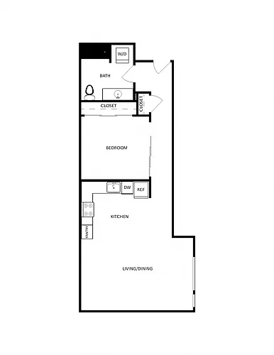 Floor plan The Eddy - Open1 - B2