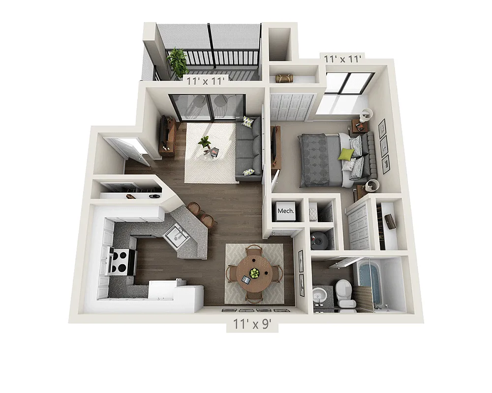 Floor plan Plan A1