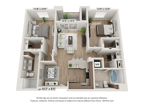 Floor plan MENDOCINO