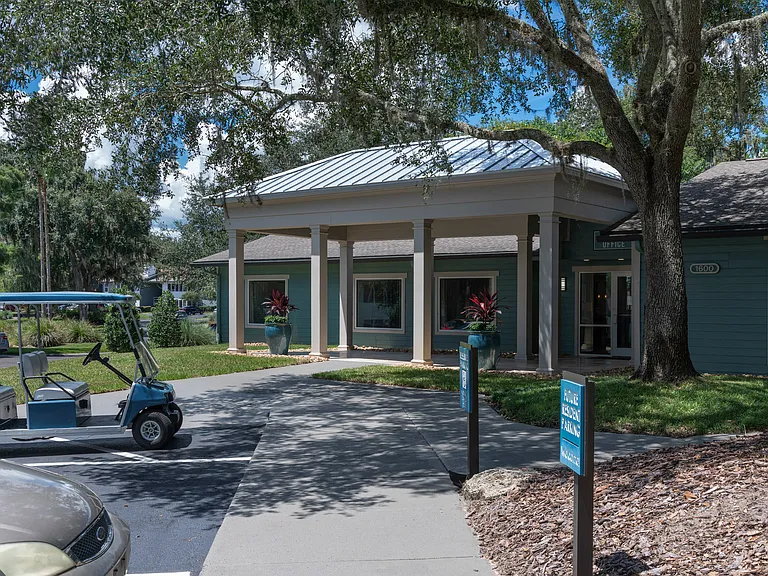 Entrance to leasing center
