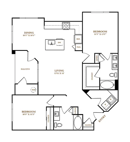 Floor plan B3