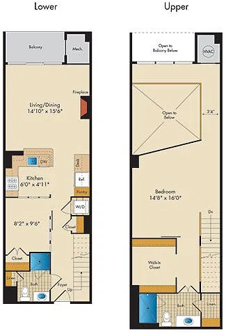 Floor plan DL1 Loft