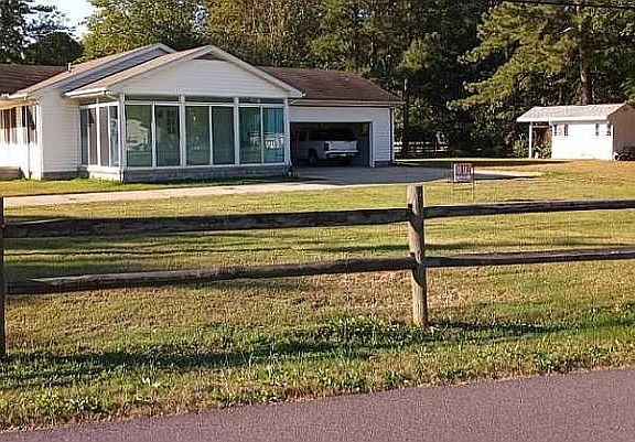View from walking path
