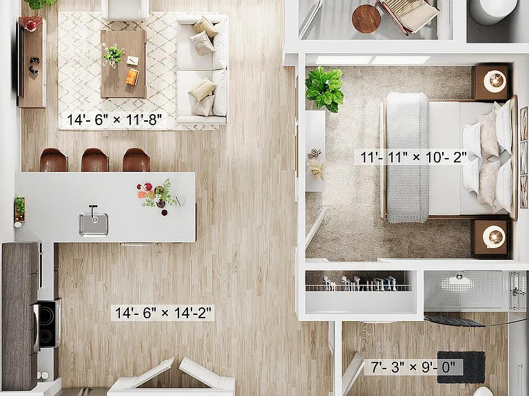 A1_1x1_646sqft ADA A1_1x1_646sqft ADA