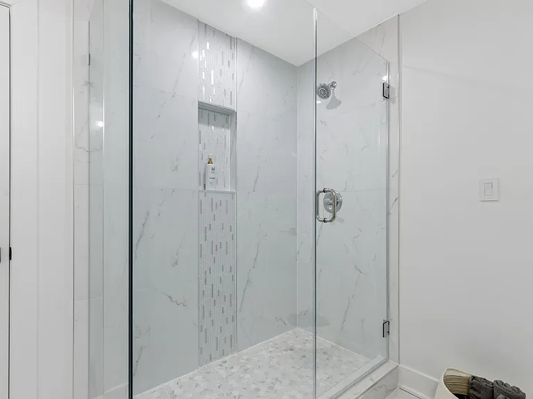 Brand new frameless shower