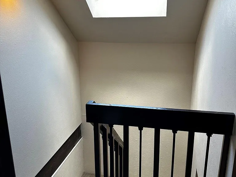 Stairs and skylight