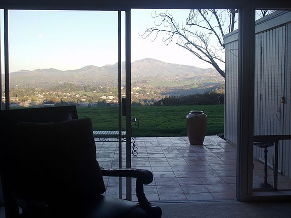Mt Diablo View from Living Room