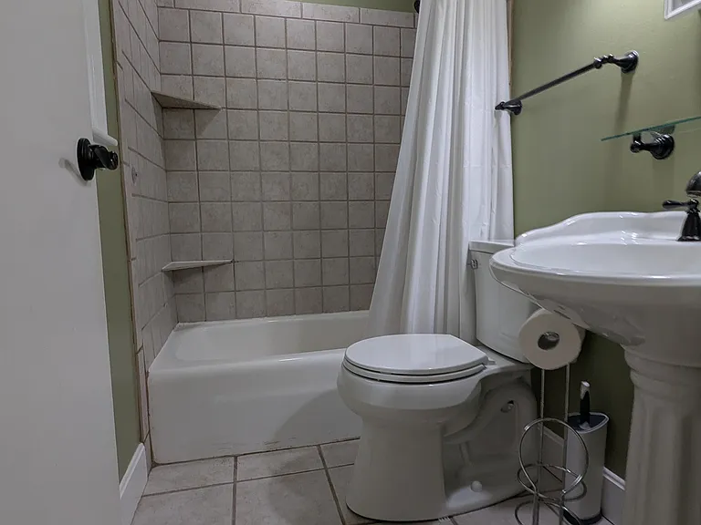 Master bathroom.