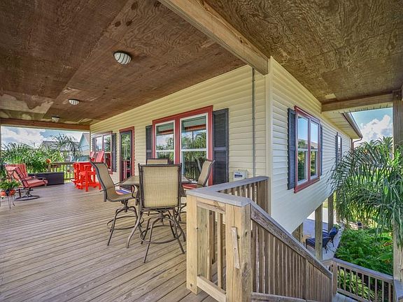 North facing deck