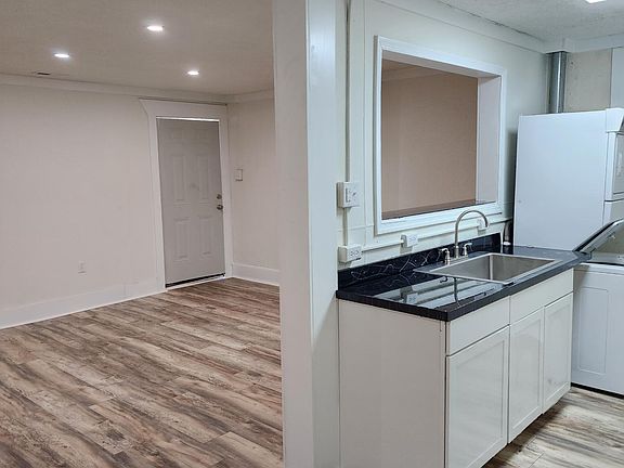 Half kitchen half living room