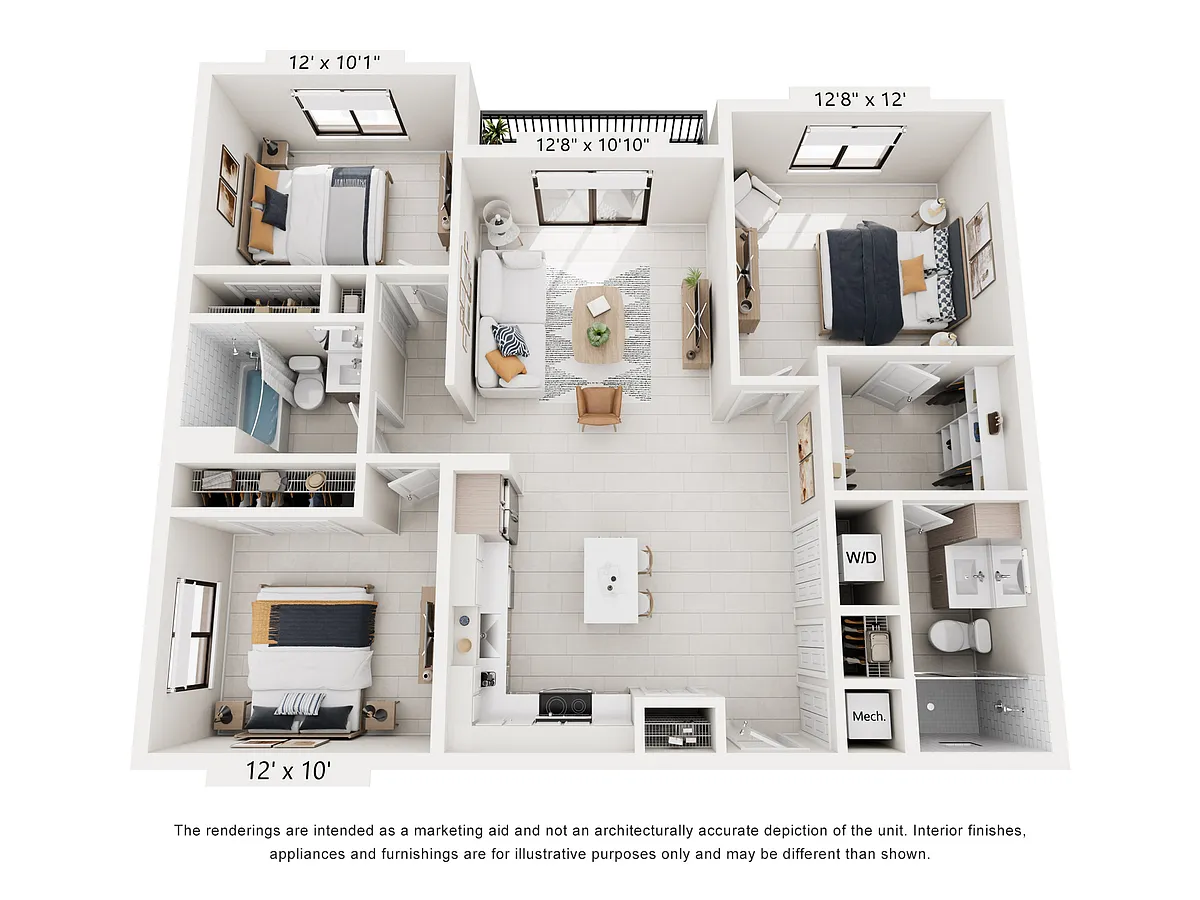 Floor plan Model C