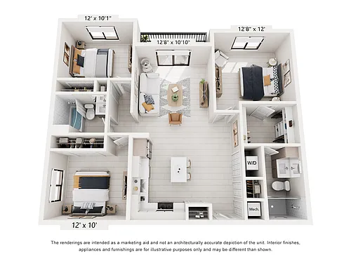 Floor plan Model C