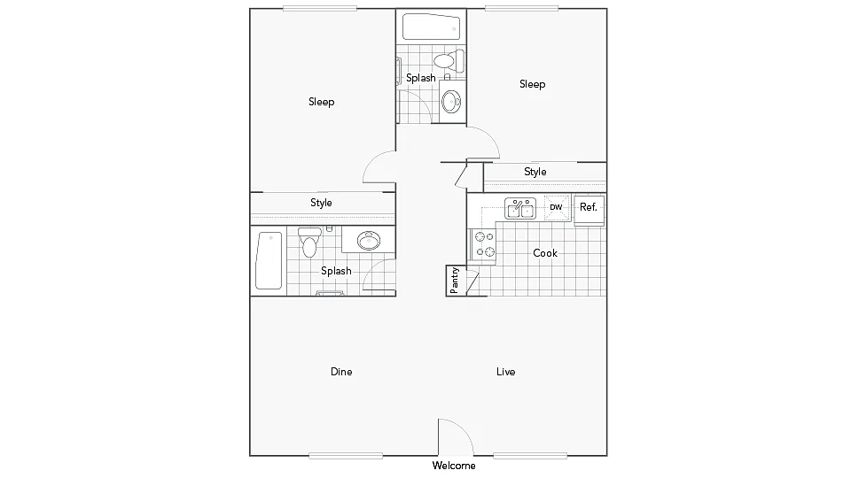 Floor plan B3R