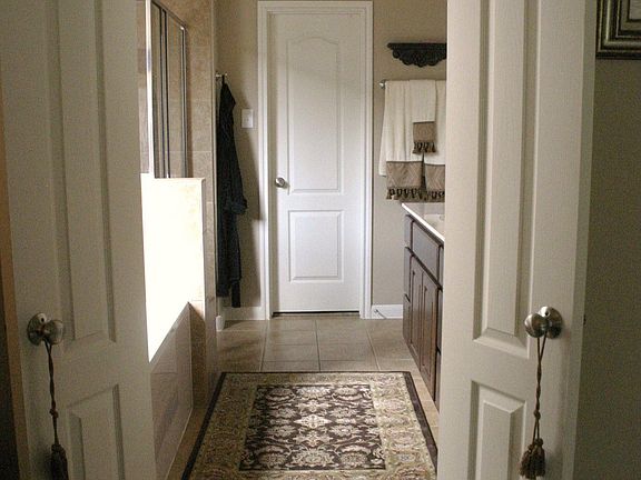 double doors to master bath