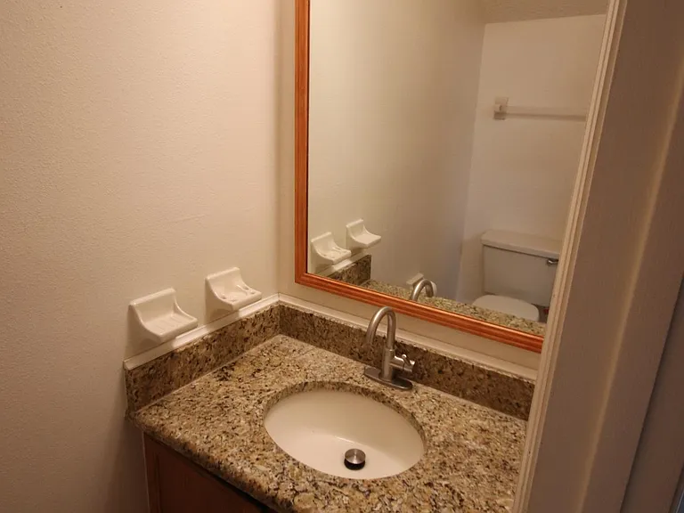 Downstairs half bath.