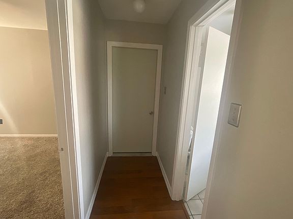 Corridor to Garage door