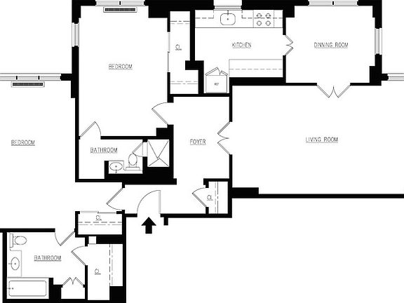 2nd image of 60 W 57th St APT 7B