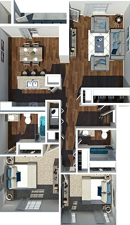 Two Bedroom Two Bathroom Two Bedroom Two Bathroom