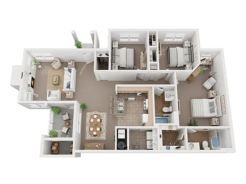 Floor plan The Cypress *Newly Renovated