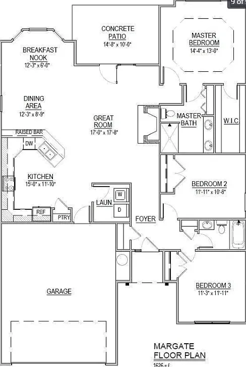 3 bed, 1626 sqft, $1,999 — Photo 2