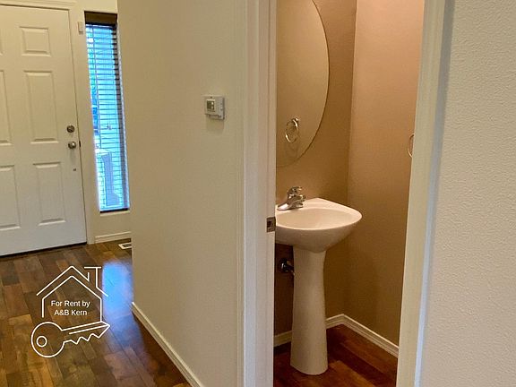 Main level half bathroom