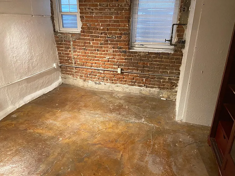 view of room from across stairs landing