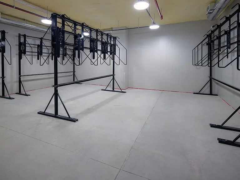 Covered bike storage