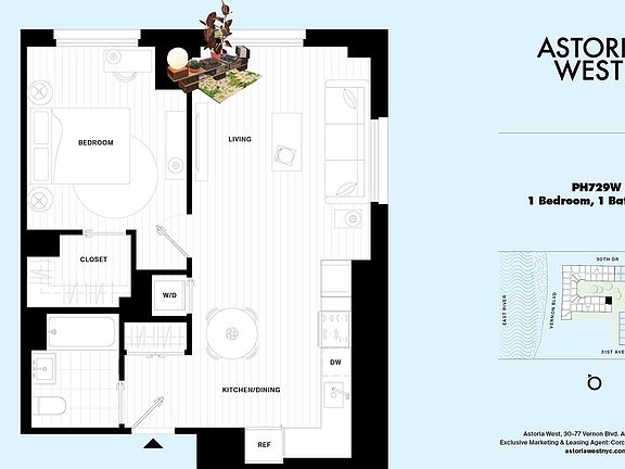 2nd image of 30-77 Vernon Blvd Penthouse 729W