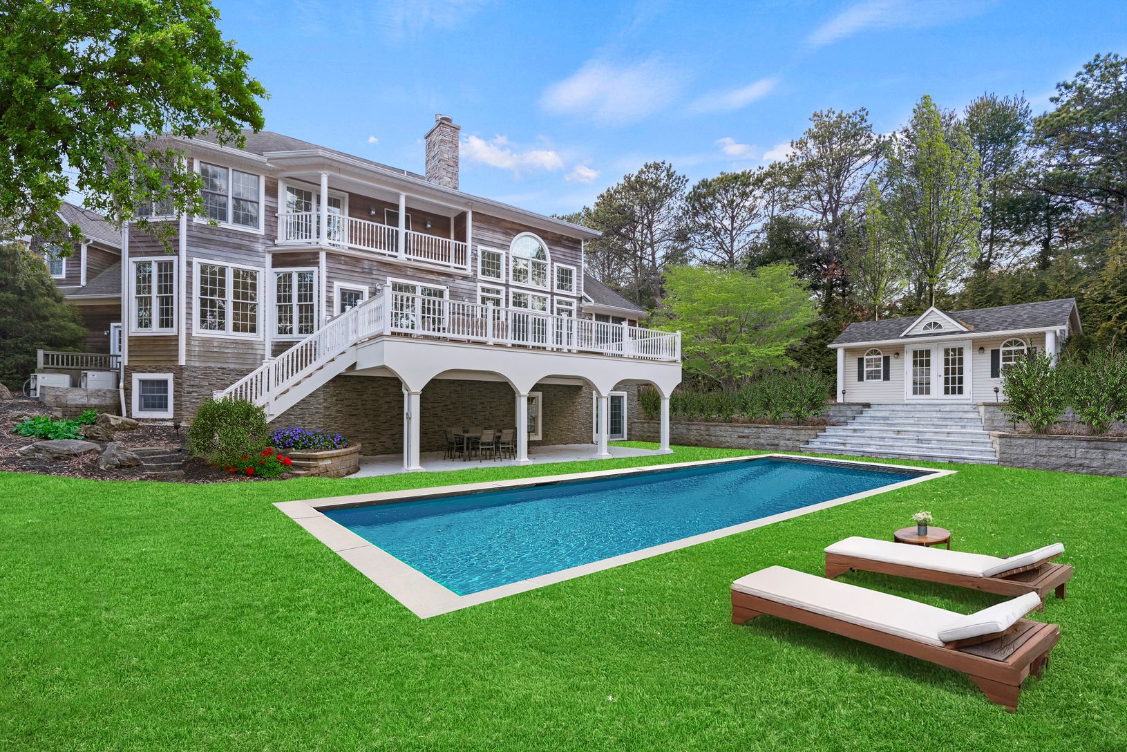  Enjoy Lounging by the pool