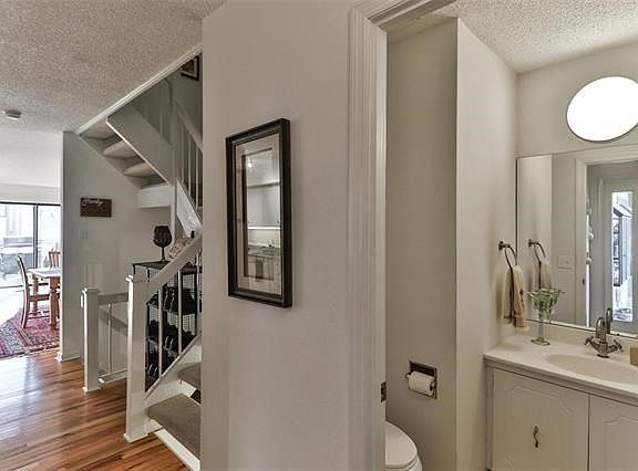 First floor half bath.