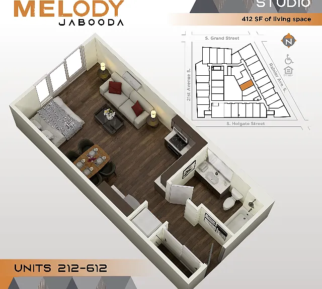 Melody Jabooda Apartments — Photo 78