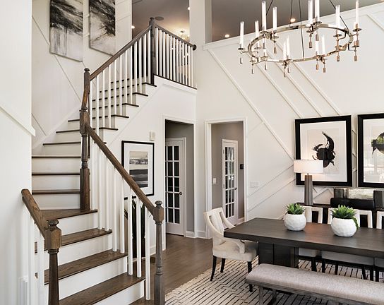Foyer and formal dining room